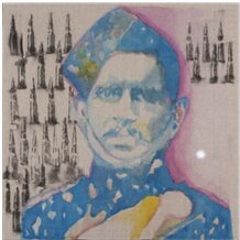 Naick Darwan Sing Negi. Painting by Angeli Sowani