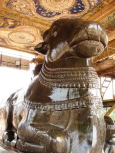 Nandi at Brideshwara Temple