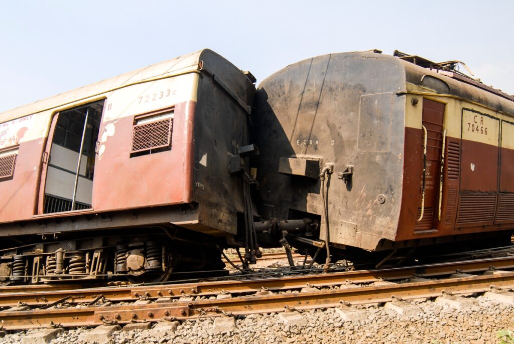 A derailment is a tragic scene (File photo)